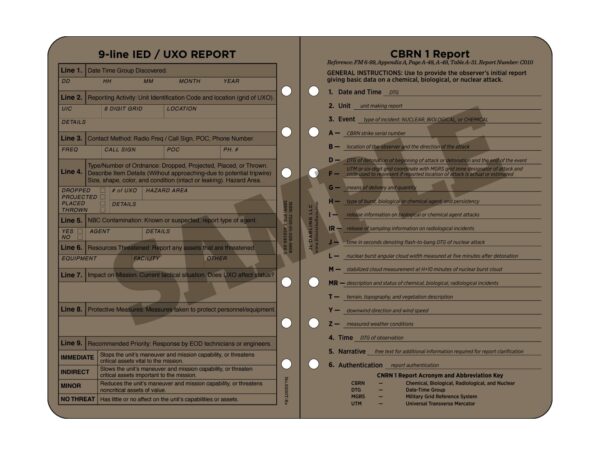 Rite In The Rain Tactical Reference Card Set - Image 7