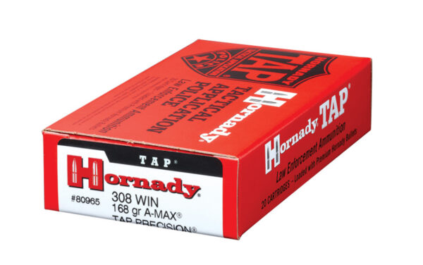 Hornady 308 Win 168 gr A-Max TAP Precision 20/Box (LE)